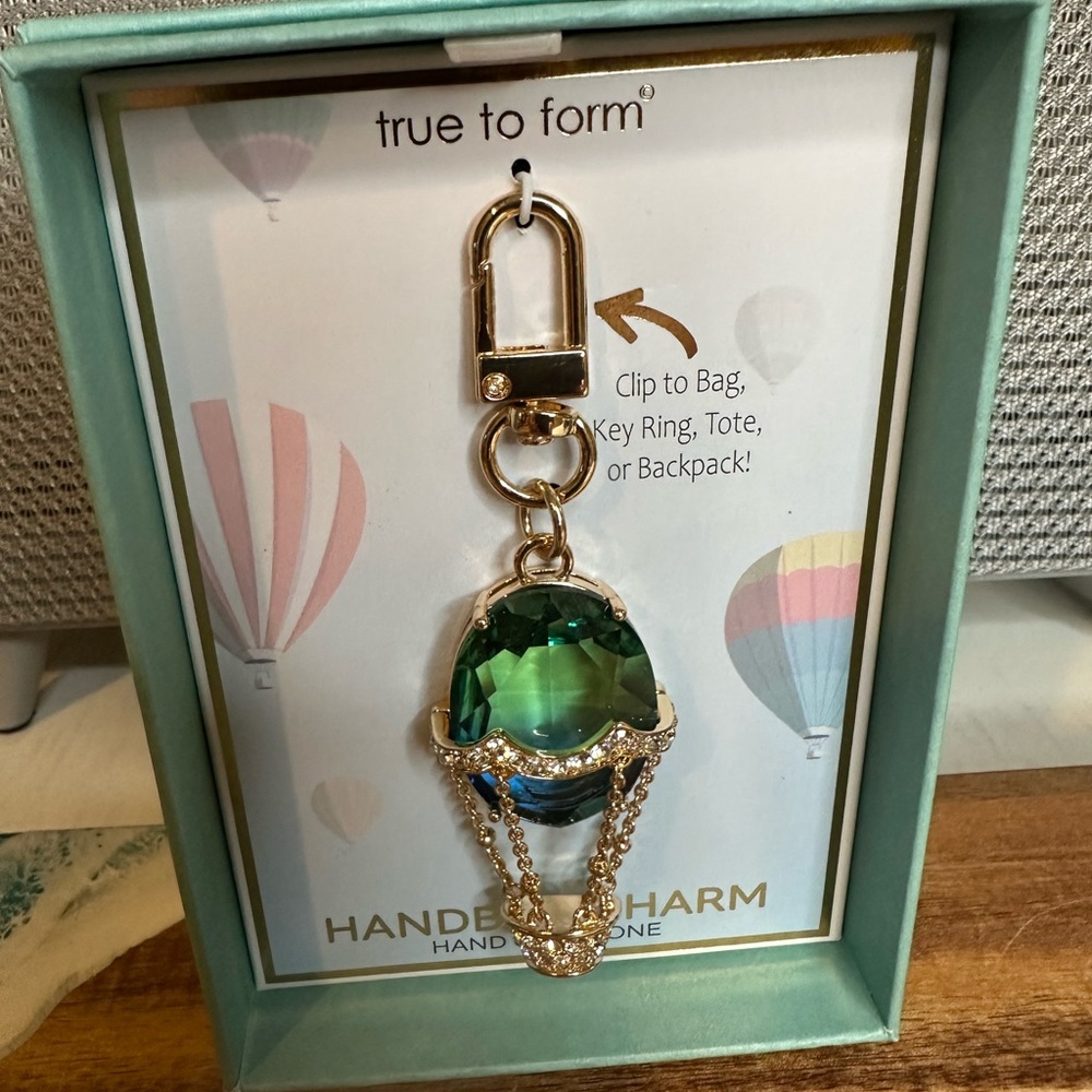 True to Form Green Hand Bag Charm